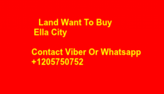 Wanted land In Ella City Area
