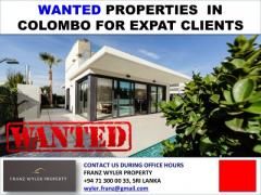 Want house and lands for expat clients